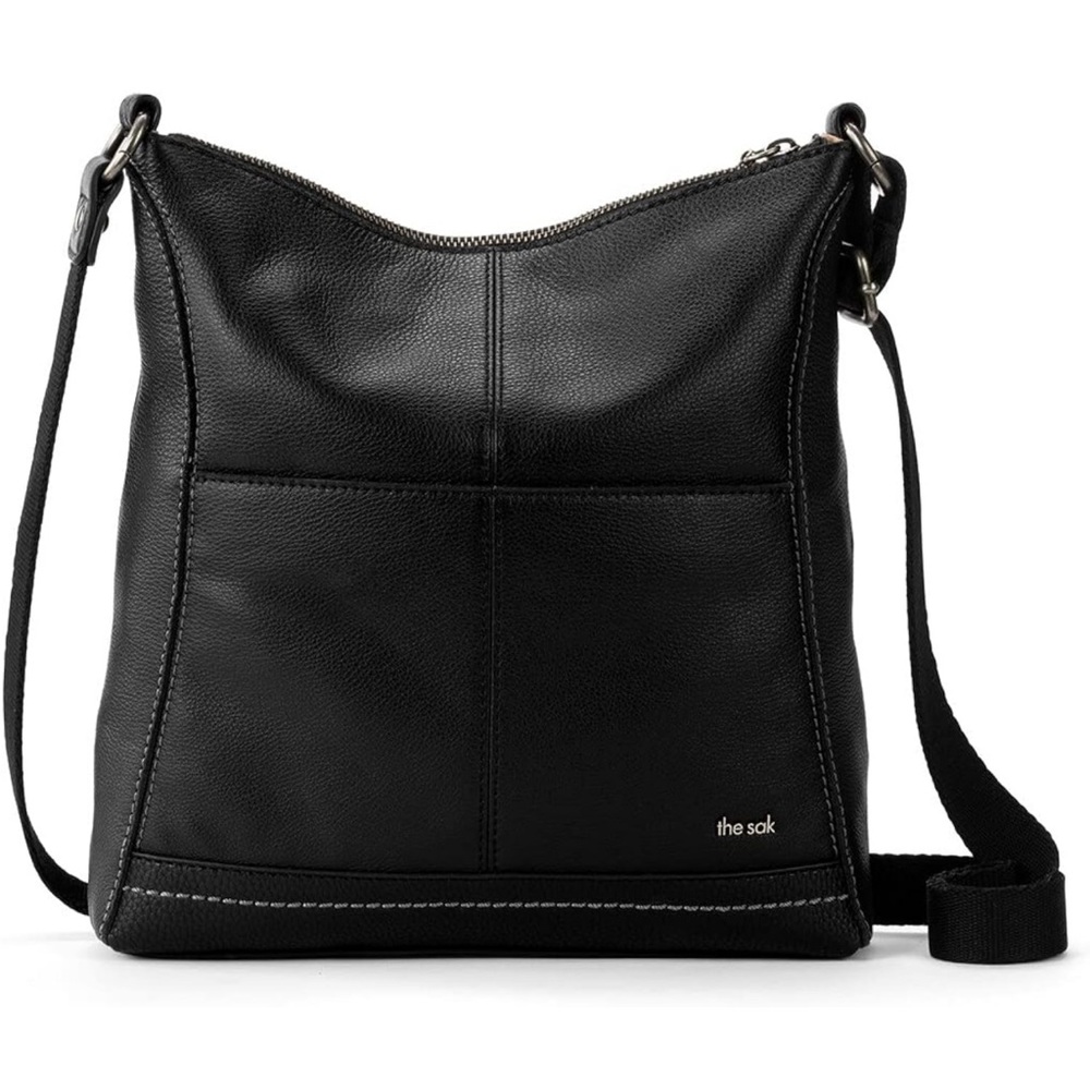 The SAK Lucia Leather Crossbody Bag With Adjustable Strap Color Black